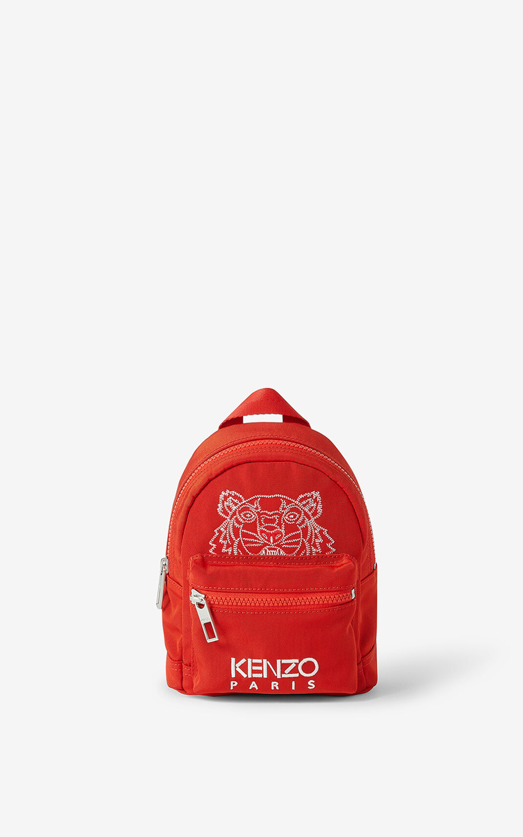 Mochila Kenzo Kampus Tiger Lona mini Masculino - Vermelhas | 013URXNSA